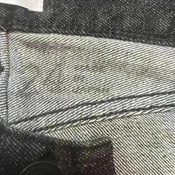 Moussy Vintage Black Distressed Diana Skinny Denim Jeans Frayed Size 24 - Picture 8 of 10